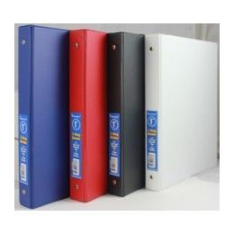 24 Bulk Binder - Vinyl - Stiff Heavy Duty Board - 1.5" - 3 Rings - Assorted Colors