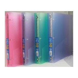 48 Bulk Binder - Flexiable Glitter Vinyl - 1" - 3 Rings - Assorted Colors