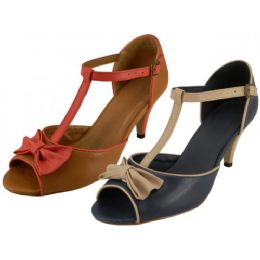 26 Bulk Women's 3" Pump With Bow Top