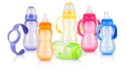 36 Bulk Nuby 3-Stage Standard Neck Bottle To Cup, 11 oz