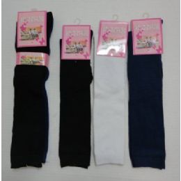 120 Bulk 15" Kids Knee High Socks 6-8--Solid Color