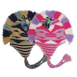 24 Bulk Winter Helmet Mohawk Hat Triangles