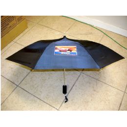 12 Bulk Personalized Black Mini Umbrella