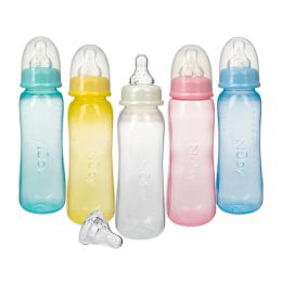 72 Bulk Nuby Tinted Conventional Bottle 8 oz