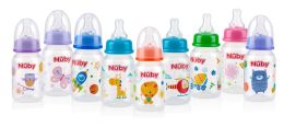 72 Bulk Nuby Printed Bottle 4 oz