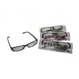144 Bulk Plastic Printed Reading Glasses With Case