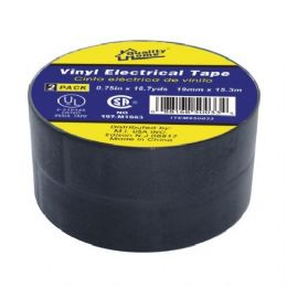 48 Bulk Tape Electrical Black 20yds 2pk