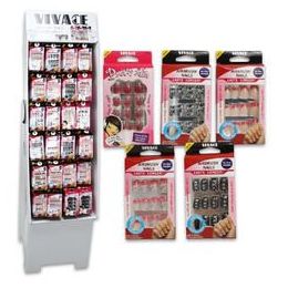 288 Bulk Nails 12pk SelF-Adhesive Asstd