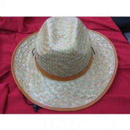 48 Bulk Men's Straw Cowboy Hat