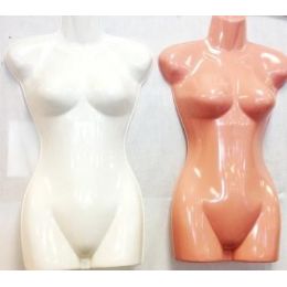 12 Bulk Half Body Plastic Mannequin Dress Models