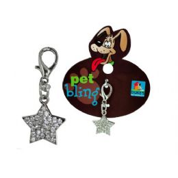 24 Bulk Pet Bling Collar Charm