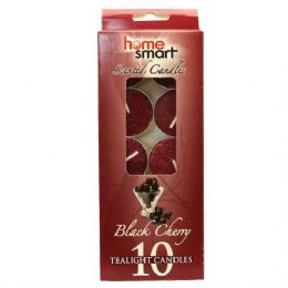 48 Bulk Home Smart Tealight 10pk Cherry