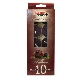 48 Bulk Home Smart Tealight 10pk Mulberry