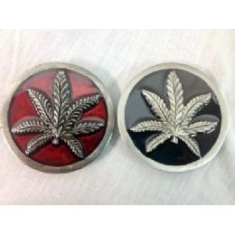 48 Bulk Marijuana Leaf Belt Buckle