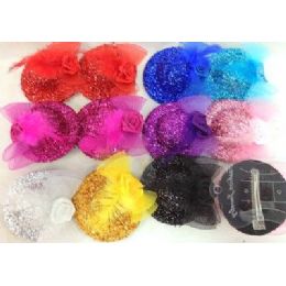 48 Bulk Hair Accessary/ Hair Clip Hat For Woman/ Girl