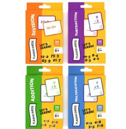 48 Bulk Flash Cards Math 36 cards