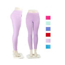 36 Bulk Ladies Black Stretch Pants / Leggings