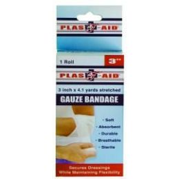 72 Bulk Gauze Bandage 3" X 4.1 Yards
