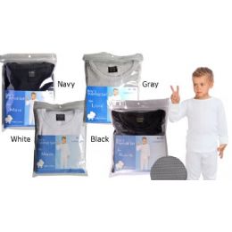 48 Bulk Boys Thermal Set Asst Colors And Sizes