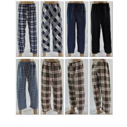 48 Bulk Mans Fleece Sleep Pants