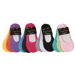 60 Bulk 3 Pack Ladies Foot Liners Assorted Colors