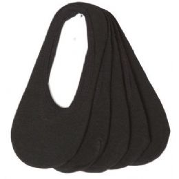 36 Bulk Ladies Foot Liners Black Only