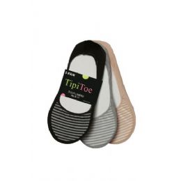 60 Bulk 3 Pack Ladies Foot Liners Assorted Colors