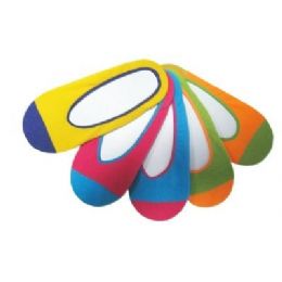 48 Bulk 4 Pack Ladies Foot Liners Assorted Colors