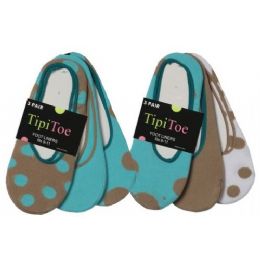 60 Bulk 3 Pack Ladies Foot Liners Assorted Colors