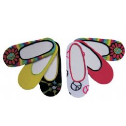 60 Bulk 3 Pack Ladies Foot Liners Assorted Colors