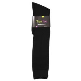 180 Bulk Women Solid Color Knee High Black Color