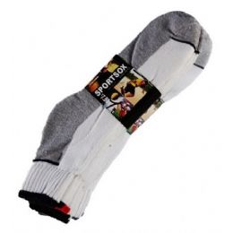60 Bulk Mens 3 Pack Tube Sock Size 10-13