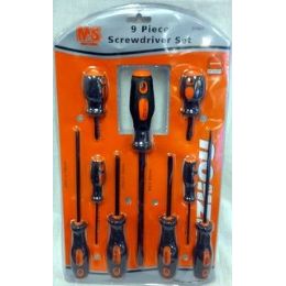 42 Bulk 9 Pcs Hardware Tool Screwdrive Set
