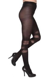 36 Bulk Ladies Printed Tights