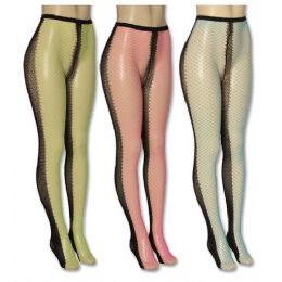 36 Bulk Ladies Assorted Color Tights
