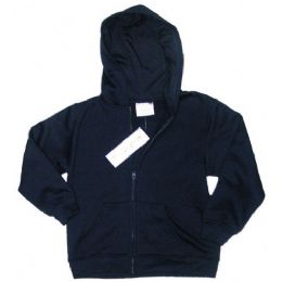 12 Bulk Boys 4 - 7 FulL-Zip Hooded Fleece