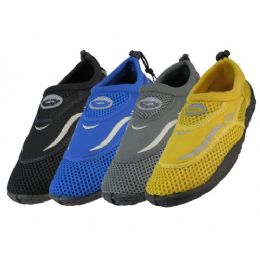 36 Bulk Men's Aqua Socks