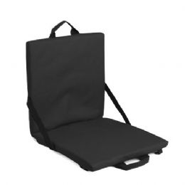 6 Bulk Stadium Seat Cushion - Black