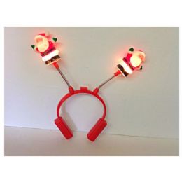 144 Bulk Light Up Santa Headpiece