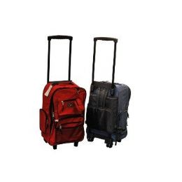24 Bulk 19" Rolling BackpacK-Red Only