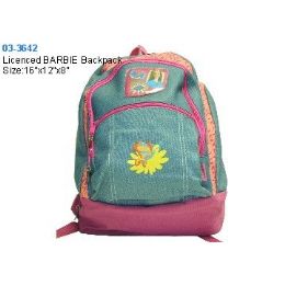 12 Bulk Licenced Barbie Backpack