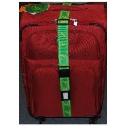 36 Bulk "E-Z" Luggage Strap Green/yellow