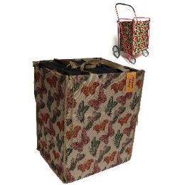 24 Bulk Tapestry Shopping Cart LineR-Butterfly Pattern