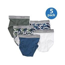 40 Bulk Fruit Of The Loom Boy's 5 Pack Fashion Briefs