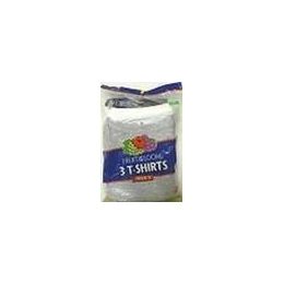 24 Bulk Fruit Of The Loom Men's 3pk Color Crew T-Shirt