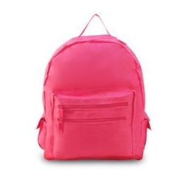 12 Bulk Backpack On A Budget - Hot Pink