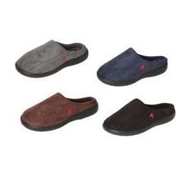 36 Bulk Boys Suede Clog With Side Stitching