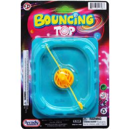 96 Bulk 1.25" Super Top Play Set W/ Platform On Blister Card, Assrt