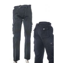 12 Bulk Men's Fashion Cargo Pants 100% Cotton Size Scale A Only
