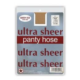 120 Bulk Ladies Ultra Sheer Pantyhose Queens Size Beige